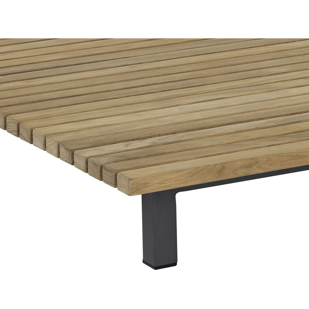 Geneve 39.25 X 39.25 inch Natural / Dark Grey Outdoor Coffee Table